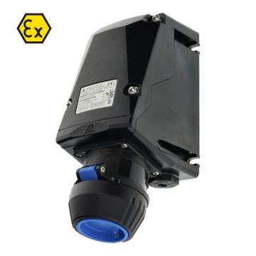 ATEX-Wandsteckdose 2P+E